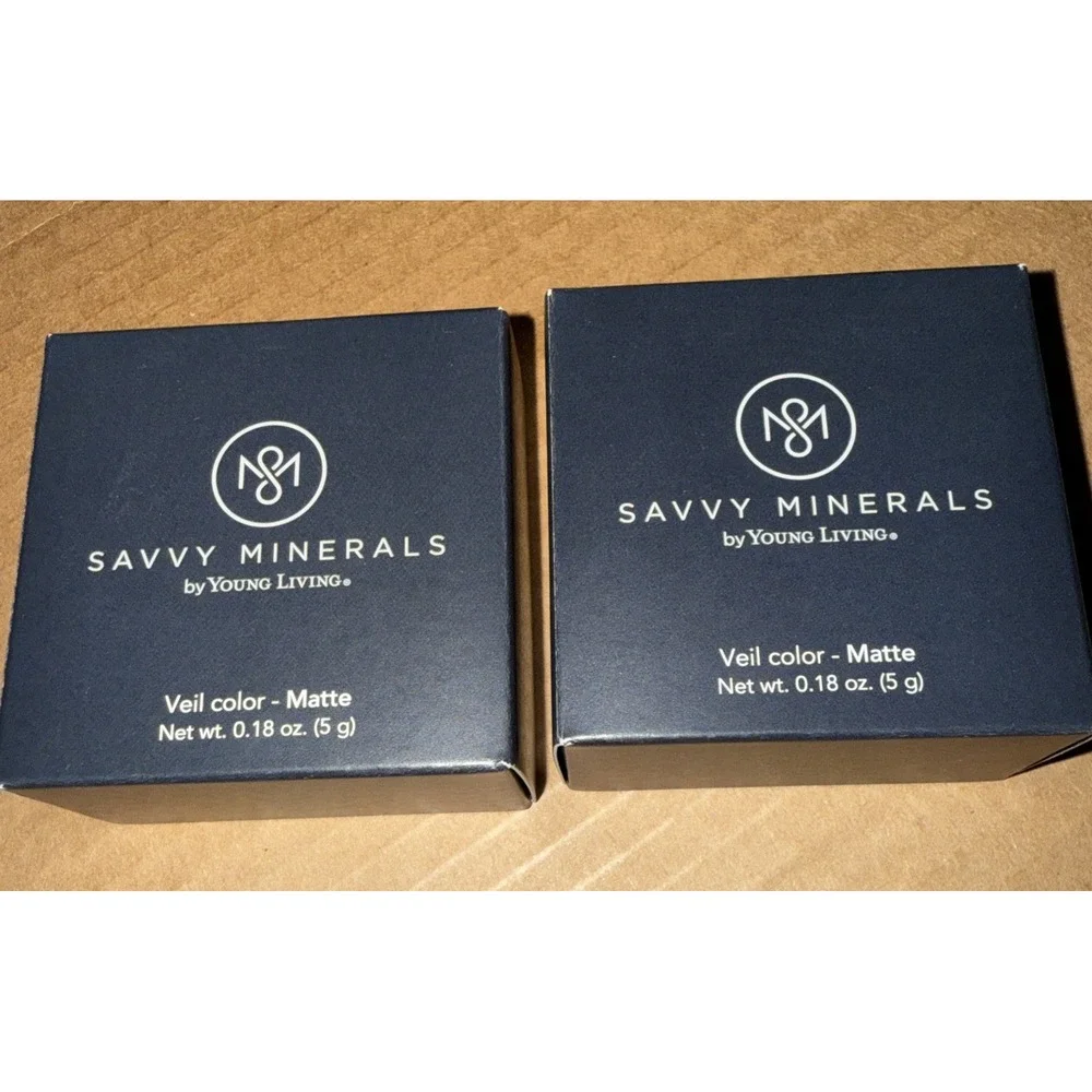 Lot 2 Young Living  Savvy Minerals Veil Color Matte 0.18 oz New In Box
